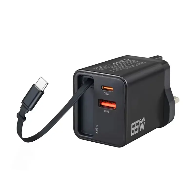 65W GaN Charger with Dual-P...