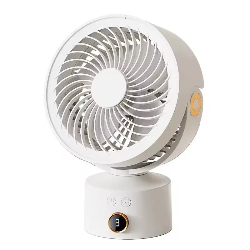 Portable Automatic Shaking Desk Air Circulation Fan with Timing Function